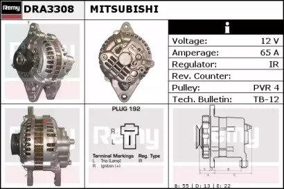 Генератор REMY DRA3308