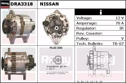 Генератор REMY DRA3318