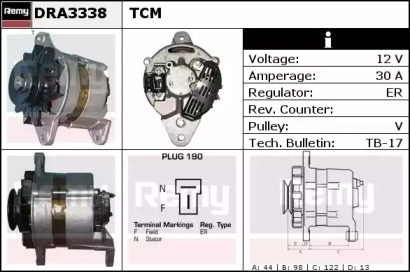 Генератор REMY DRA3338