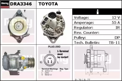 Генератор REMY DRA3346