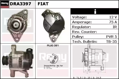 Генератор REMY DRA3397