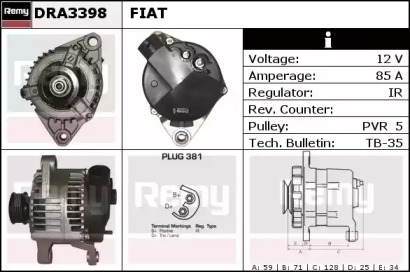 Генератор REMY DRA3398