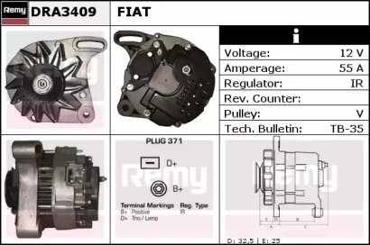 Генератор REMY DRA3409