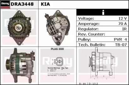 Генератор REMY DRA3448