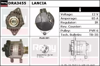 Генератор REMY DRA3455