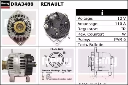 Генератор REMY DRA3488