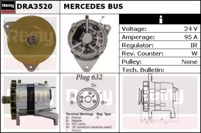 Генератор REMY DRA3520