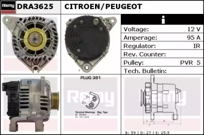 Генератор REMY DRA3625