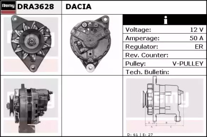 Генератор REMY DRA3628