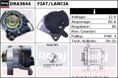 Генератор REMY DRA3644