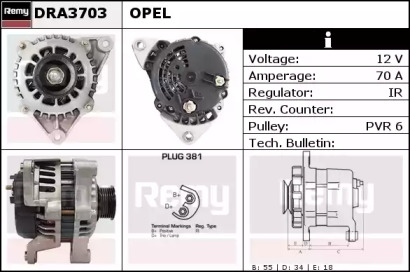 Генератор REMY DRA3703