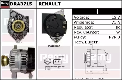 Генератор REMY DRA3715