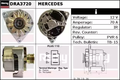 Генератор REMY DRA3720