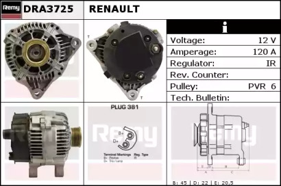 Генератор REMY DRA3725