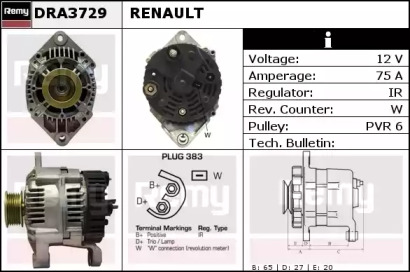 Генератор REMY DRA3729