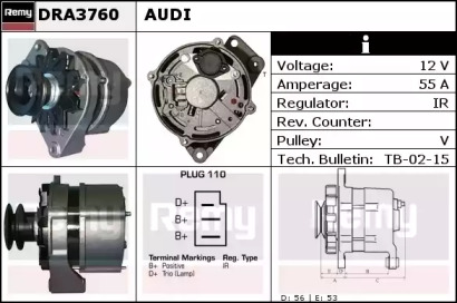 Генератор REMY DRA3760