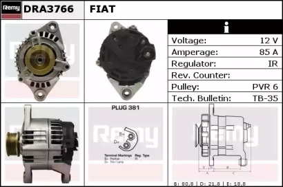 Генератор REMY DRA3766