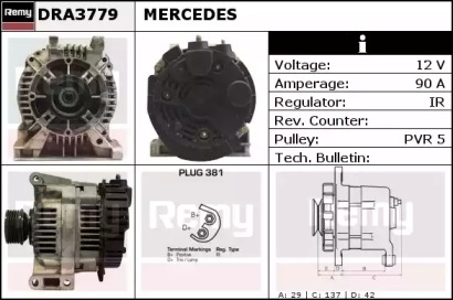 Генератор REMY DRA3779