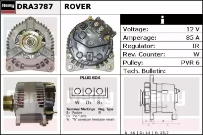 Генератор REMY DRA3787