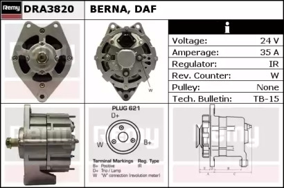 Генератор REMY DRA3820