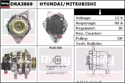 Генератор REMY DRA3869