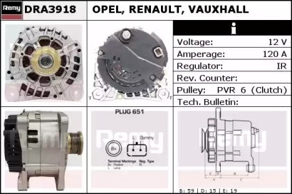 Генератор REMY DRA3918