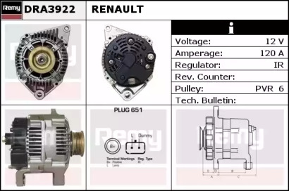 Генератор REMY DRA3922