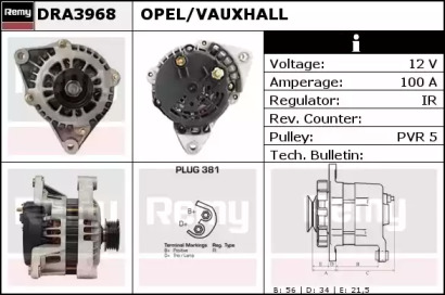 Генератор REMY DRA3968