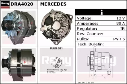 Генератор REMY DRA4020