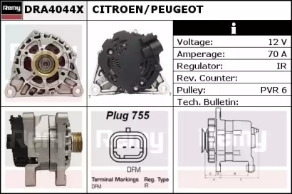 Генератор REMY DRA4044X