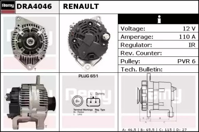 Генератор REMY DRA4046