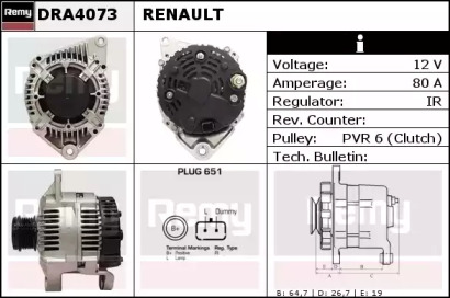 Генератор REMY DRA4073