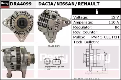 Генератор REMY DRA4099