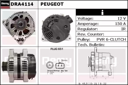 Генератор REMY DRA4114