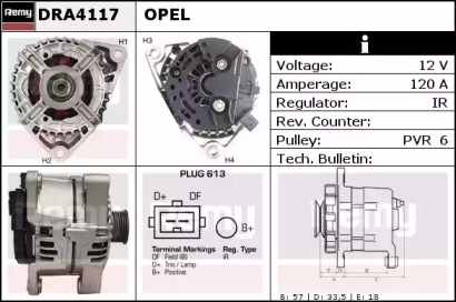 Генератор REMY DRA4117