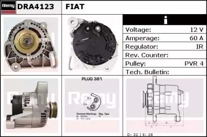 Генератор REMY DRA4123