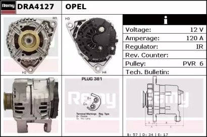 Генератор REMY DRA4127