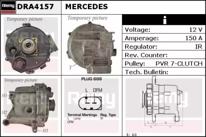 Генератор REMY DRA4157