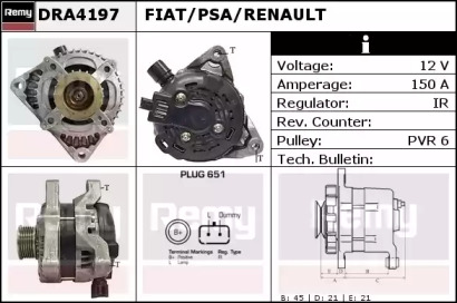 Генератор REMY DRA4197