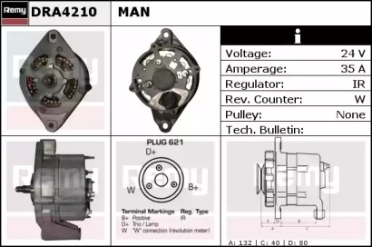 Генератор REMY DRA4210