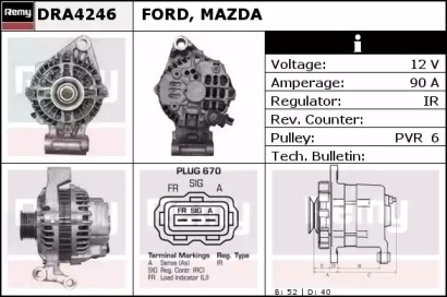 Генератор REMY DRA4246