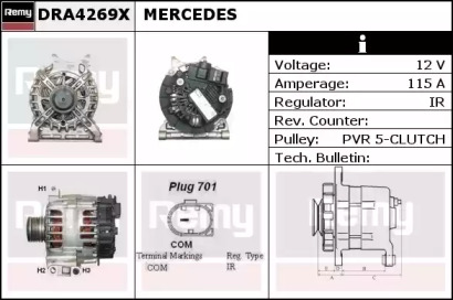 Генератор REMY DRA4269X