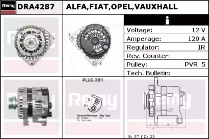 Генератор REMY DRA4287
