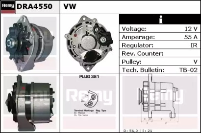 Генератор REMY DRA4550