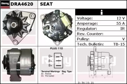 Генератор REMY DRA4620