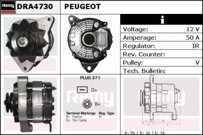 Генератор REMY DRA4730