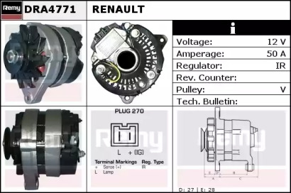 Генератор REMY DRA4771