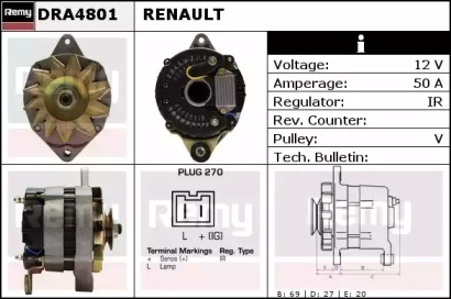 Генератор REMY DRA4801