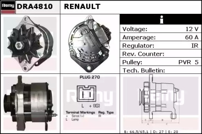 Генератор REMY DRA4810