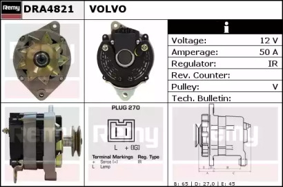 Генератор REMY DRA4821
